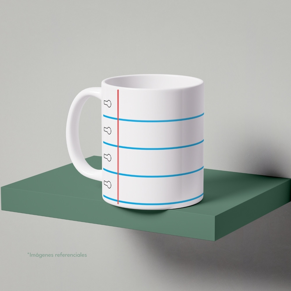 Taza Nota — Tipo Cuaderno - Imagen 3