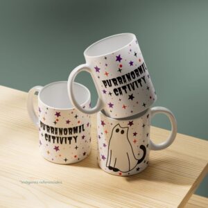 Taza Halloween Purranormal Cativity