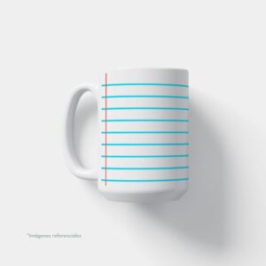 Taza Nota — Tipo Cuaderno